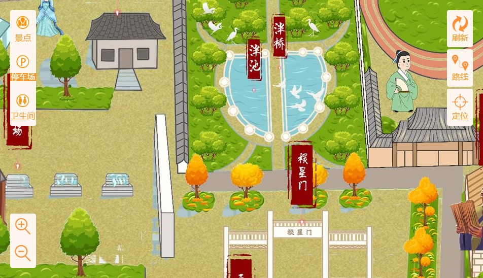 天台手绘地图景区语音讲解导览系统：智慧景区建设的基石